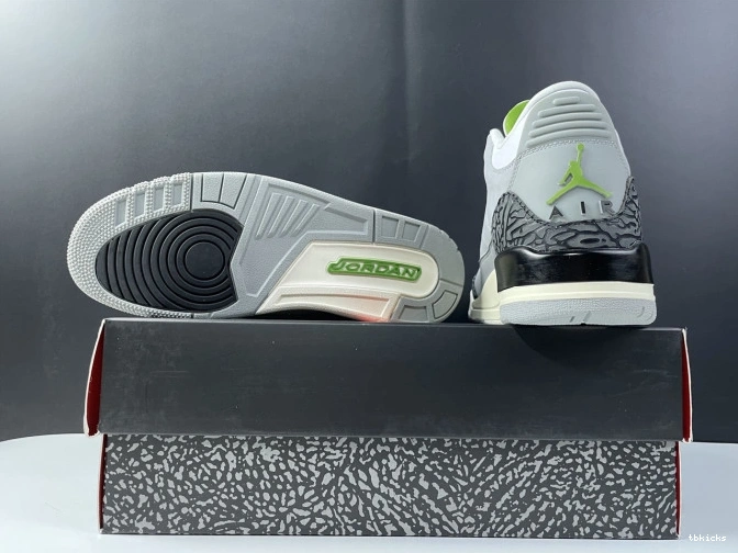 Cheap TBK 136064-006 Air Retro Chlorophyll Jordan 3 0706
